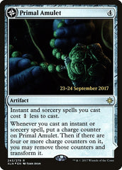 Primal Amulet // Primal Wellspring [Ixalan Prerelease Promos] | Shuffle n Cut Hobbies & Games