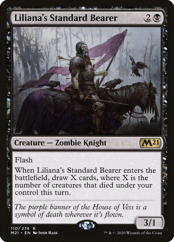 Liliana's Standard Bearer (Promo Pack) [Core Set 2021 Promos] | Shuffle n Cut Hobbies & Games