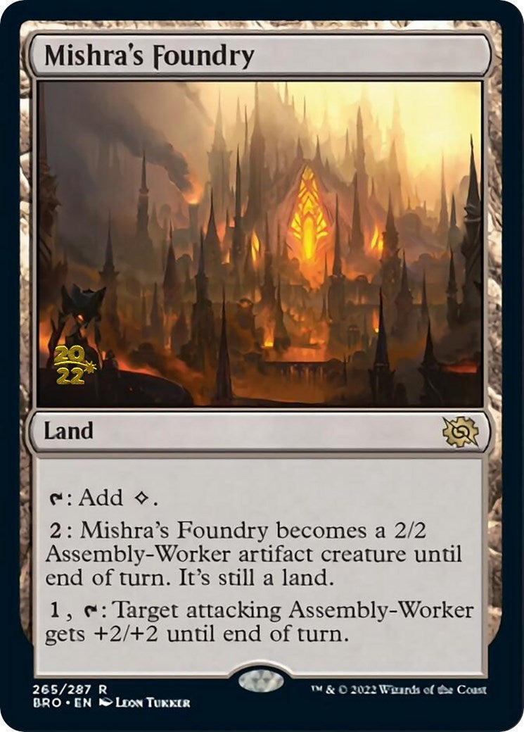 Mishra's Foundry [The Brothers' War Prerelease Promos] | Shuffle n Cut Hobbies & Games