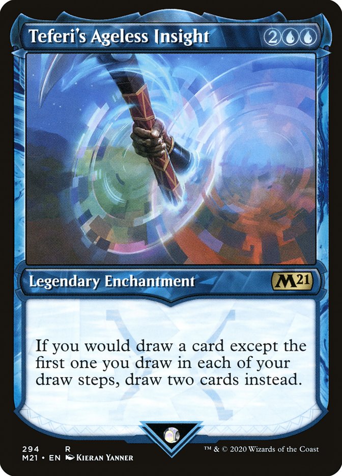 Teferi's Ageless Insight (Showcase) [Core Set 2021] | Shuffle n Cut Hobbies & Games