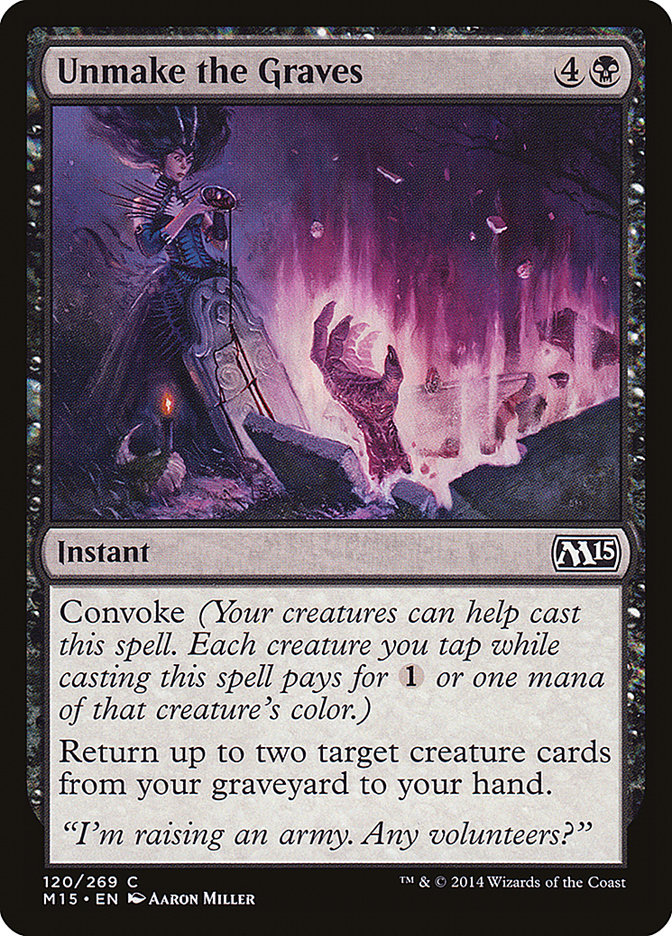 Unmake the Graves [Magic 2015] | Shuffle n Cut Hobbies & Games