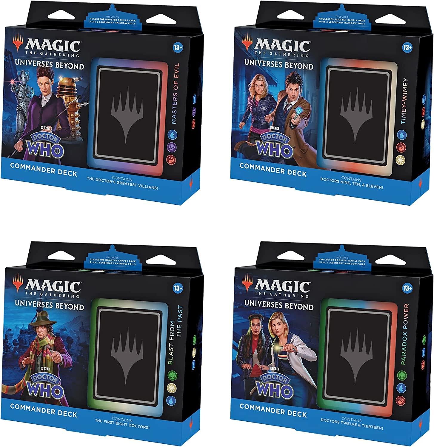 Doctor Who - Commander Deck Display | Shuffle n Cut Hobbies & Games