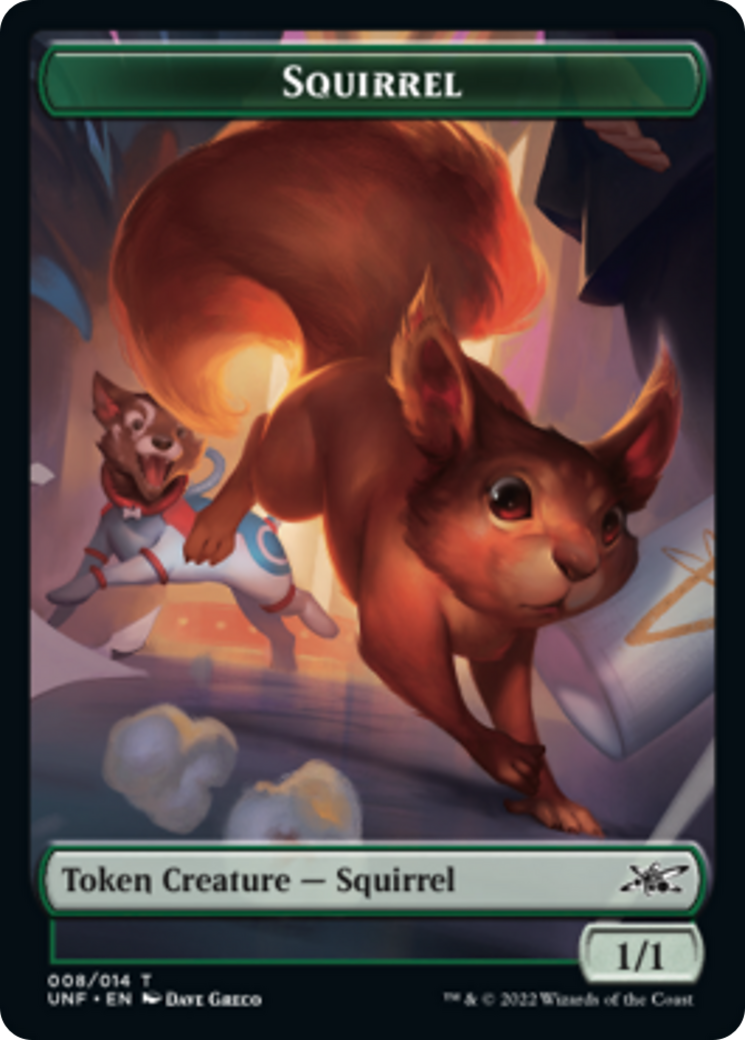 Squirrel // Balloon Double-Sided Token [Unfinity Tokens] | Shuffle n Cut Hobbies & Games