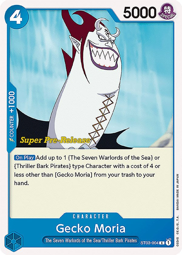 Gecko Moria [Super Pre-Release Starter Deck: The Seven Warlords of the Sea] | Shuffle n Cut Hobbies & Games
