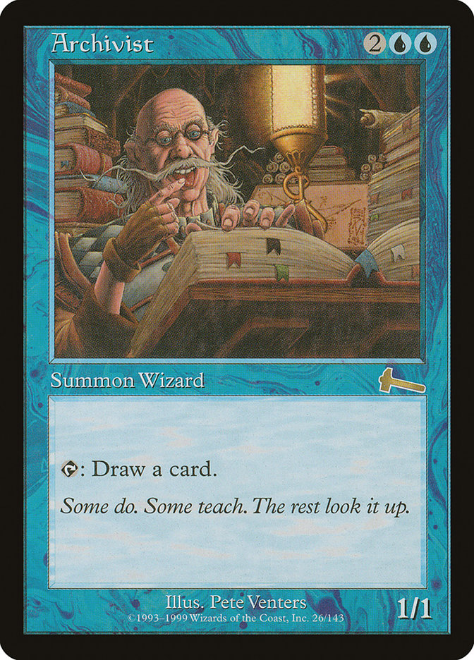 Archivist [Urza's Legacy] | Shuffle n Cut Hobbies & Games