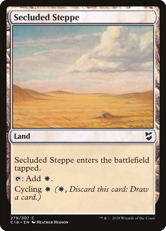 Secluded Steppe [Commander 2018] | Shuffle n Cut Hobbies & Games