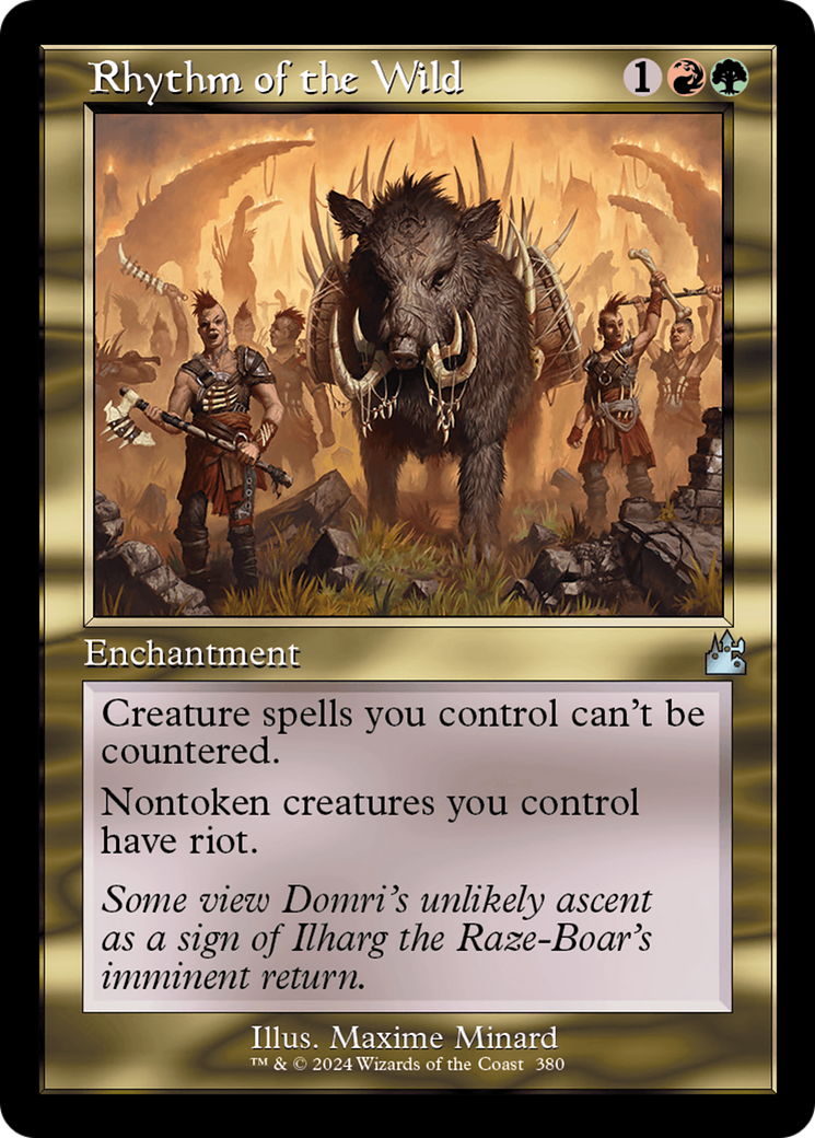 Rhythm of the Wild (Retro Frame) [Ravnica Remastered] | Shuffle n Cut Hobbies & Games