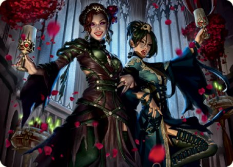 Falkenrath Celebrants 2 Art Card [Innistrad: Crimson Vow Art Series] | Shuffle n Cut Hobbies & Games