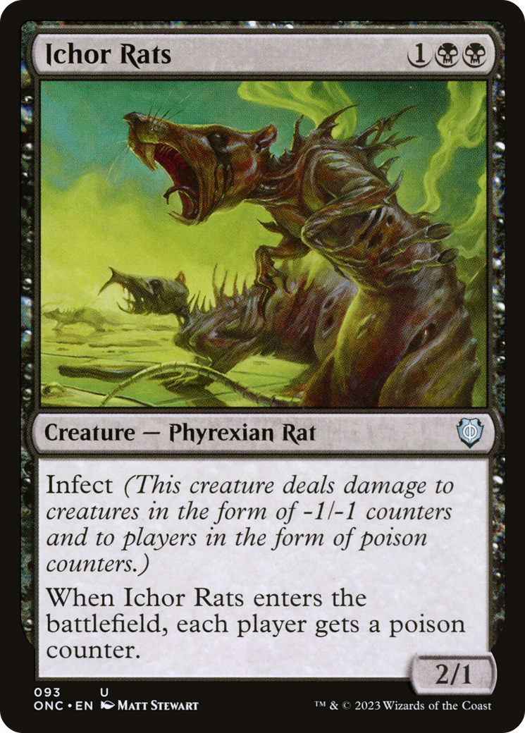 Ichor Rats [Phyrexia: All Will Be One Commander] | Shuffle n Cut Hobbies & Games