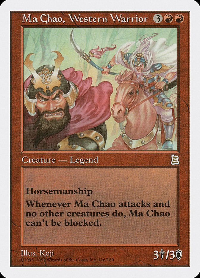 Ma Chao, Western Warrior [Portal Three Kingdoms] | Shuffle n Cut Hobbies & Games