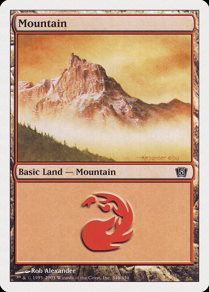 Mountain (346) [Eighth Edition] | Shuffle n Cut Hobbies & Games
