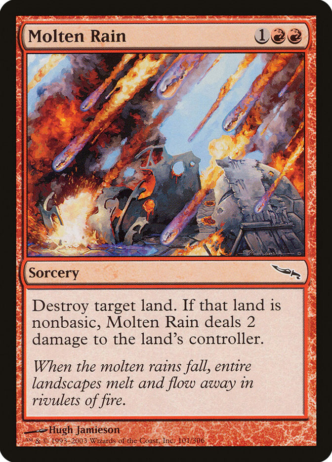 Molten Rain [Mirrodin] | Shuffle n Cut Hobbies & Games