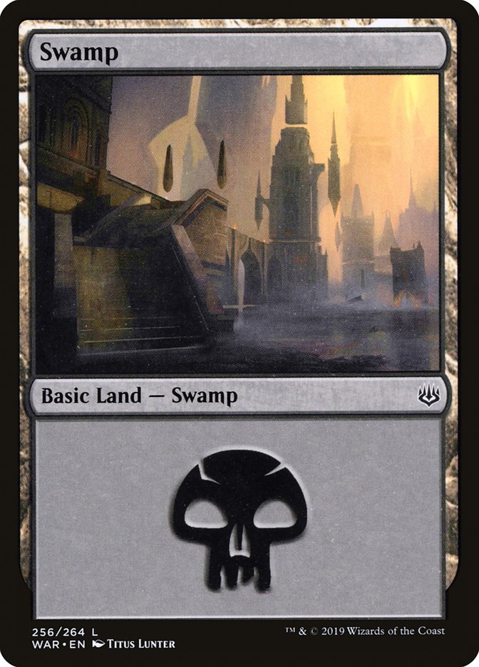 Swamp (256) [War of the Spark] | Shuffle n Cut Hobbies & Games