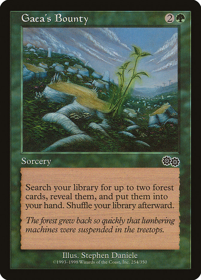 Gaea's Bounty [Urza's Saga] | Shuffle n Cut Hobbies & Games