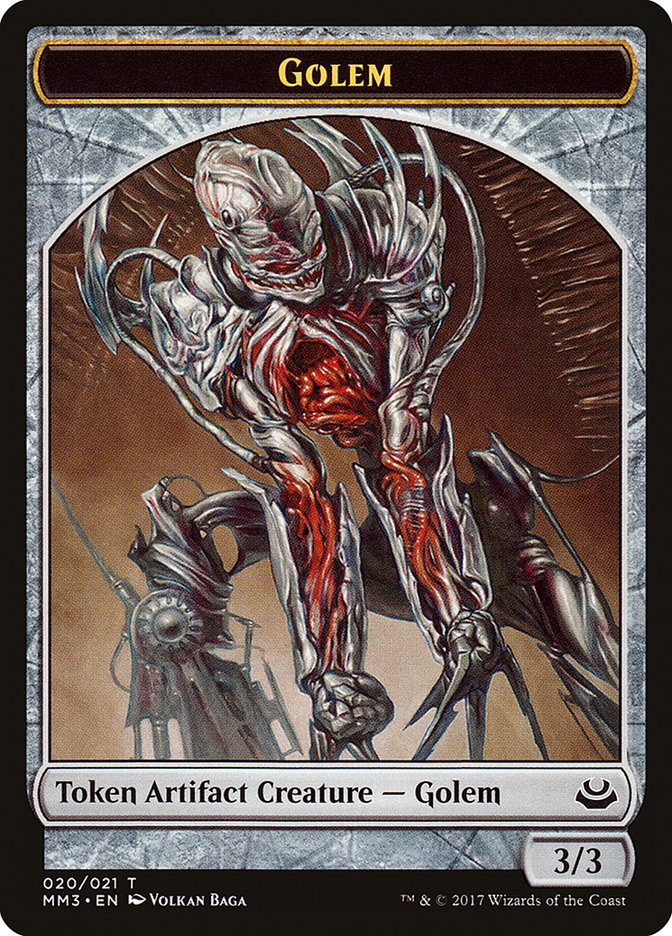 Golem Token [Modern Masters 2017 Tokens] | Shuffle n Cut Hobbies & Games