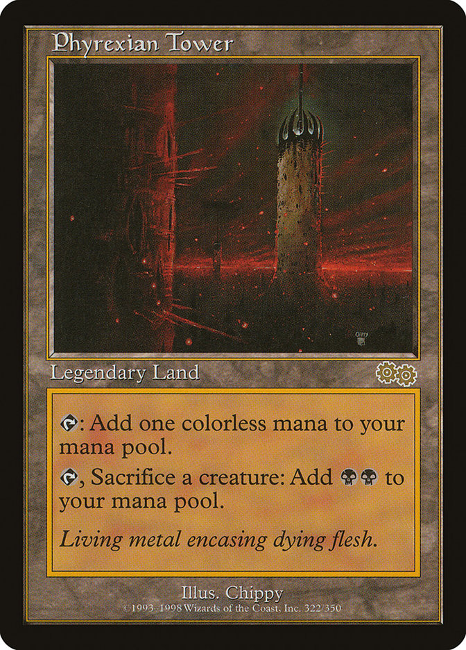 Phyrexian Tower [Urza's Saga] | Shuffle n Cut Hobbies & Games