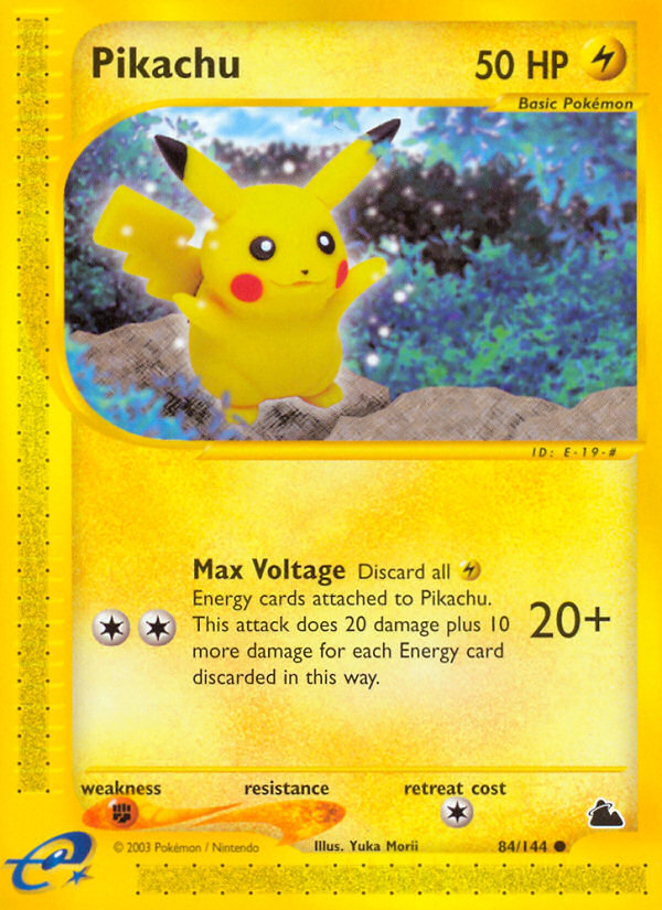 Pikachu (84/144) [Skyridge] | Shuffle n Cut Hobbies & Games