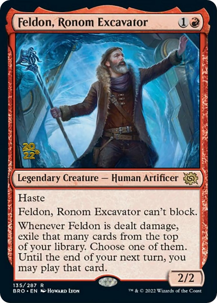 Feldon, Ronom Excavator [The Brothers' War Prerelease Promos] | Shuffle n Cut Hobbies & Games