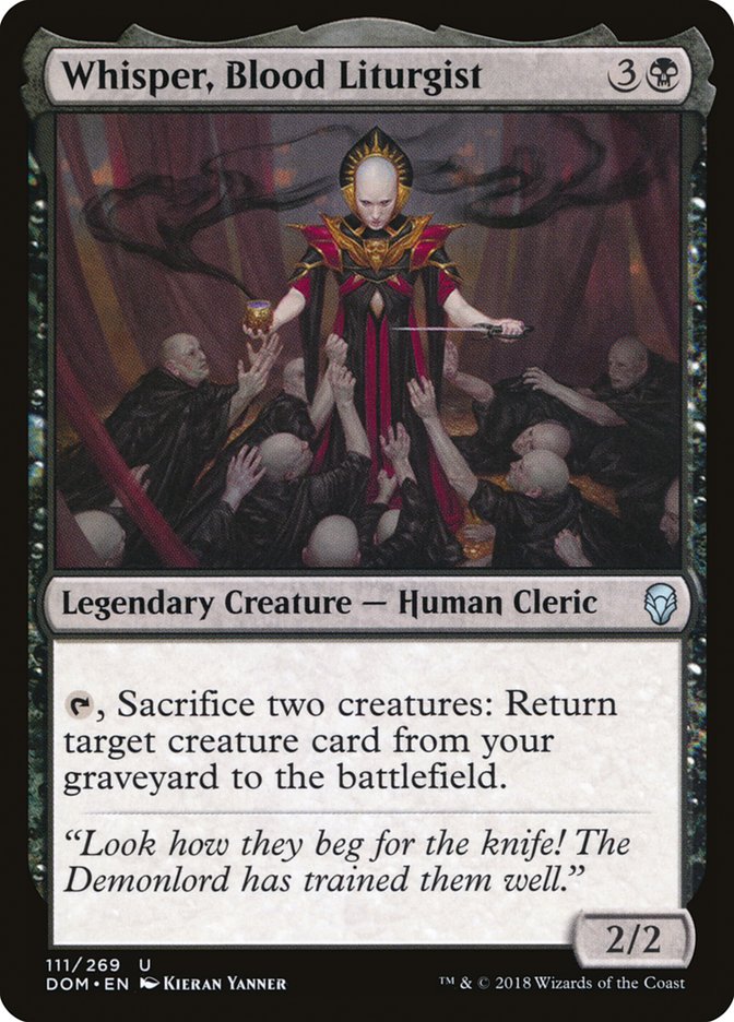 Whisper, Blood Liturgist [Dominaria] | Shuffle n Cut Hobbies & Games