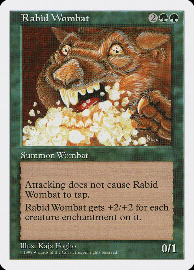Rabid Wombat [Fifth Edition] | Shuffle n Cut Hobbies & Games