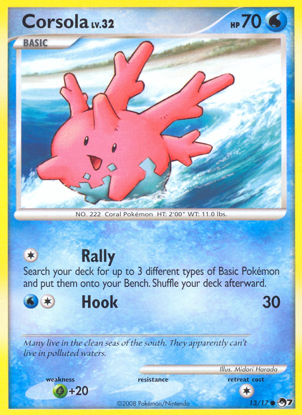 Corsola (13/17) [POP Series 7] | Shuffle n Cut Hobbies & Games