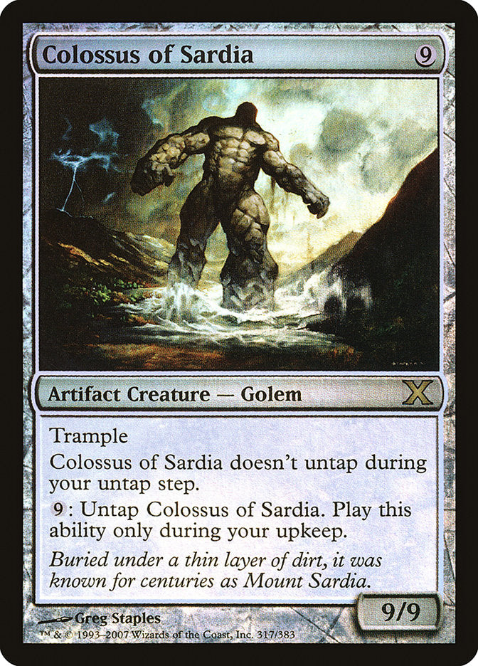 Colossus of Sardia (Premium Foil) [Tenth Edition] | Shuffle n Cut Hobbies & Games