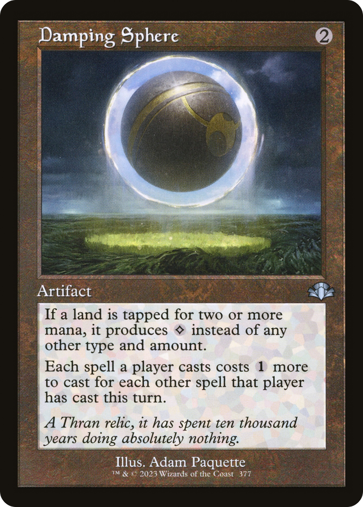 Damping Sphere (Retro) [Dominaria Remastered] | Shuffle n Cut Hobbies & Games