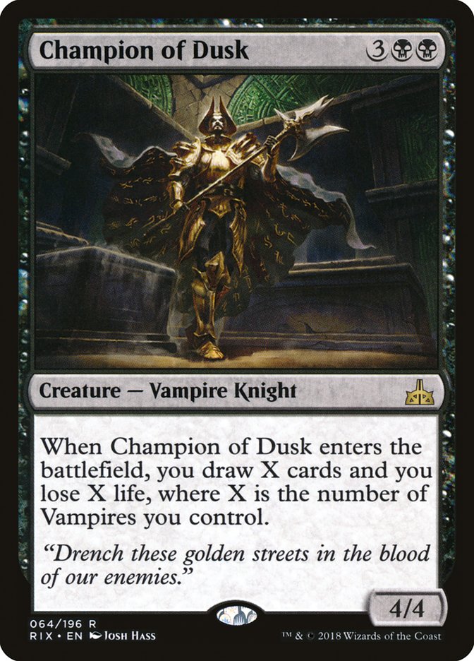 Champion of Dusk [Rivals of Ixalan] | Shuffle n Cut Hobbies & Games