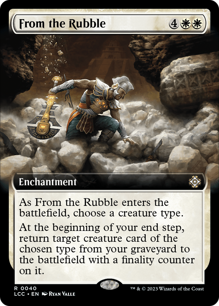 From the Rubble (Extended Art) [The Lost Caverns of Ixalan Commander] | Shuffle n Cut Hobbies & Games