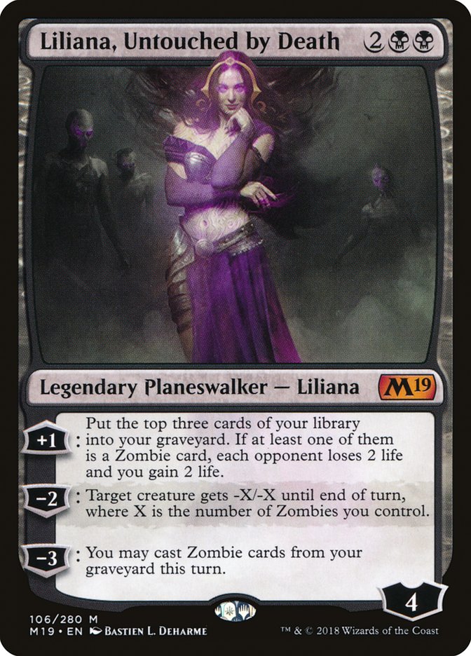 Liliana, Untouched by Death [Core Set 2019] | Shuffle n Cut Hobbies & Games