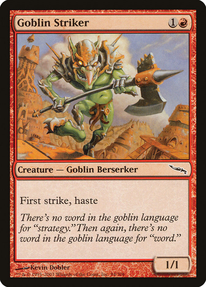 Goblin Striker [Mirrodin] | Shuffle n Cut Hobbies & Games
