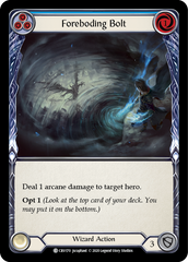 Foreboding Bolt (Blue) [CRU170] 1st Edition Normal | Shuffle n Cut Hobbies & Games