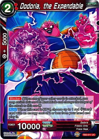 Dodoria, the Expendable [TB3-011] | Shuffle n Cut Hobbies & Games