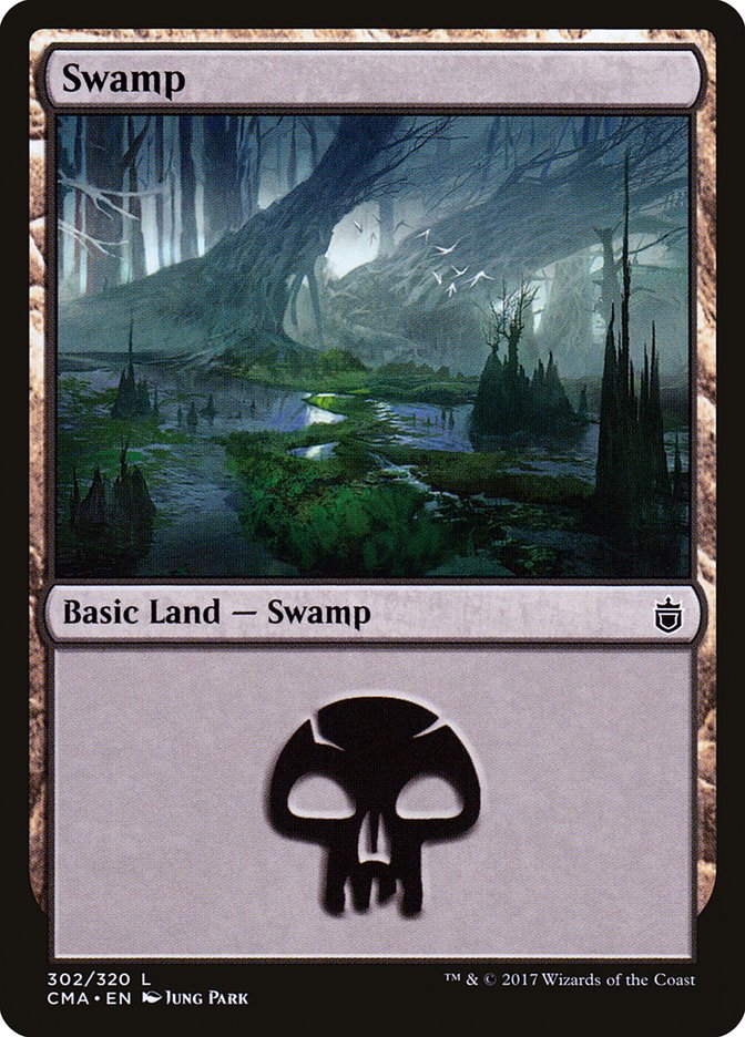 Swamp (302) [Commander Anthology] | Shuffle n Cut Hobbies & Games