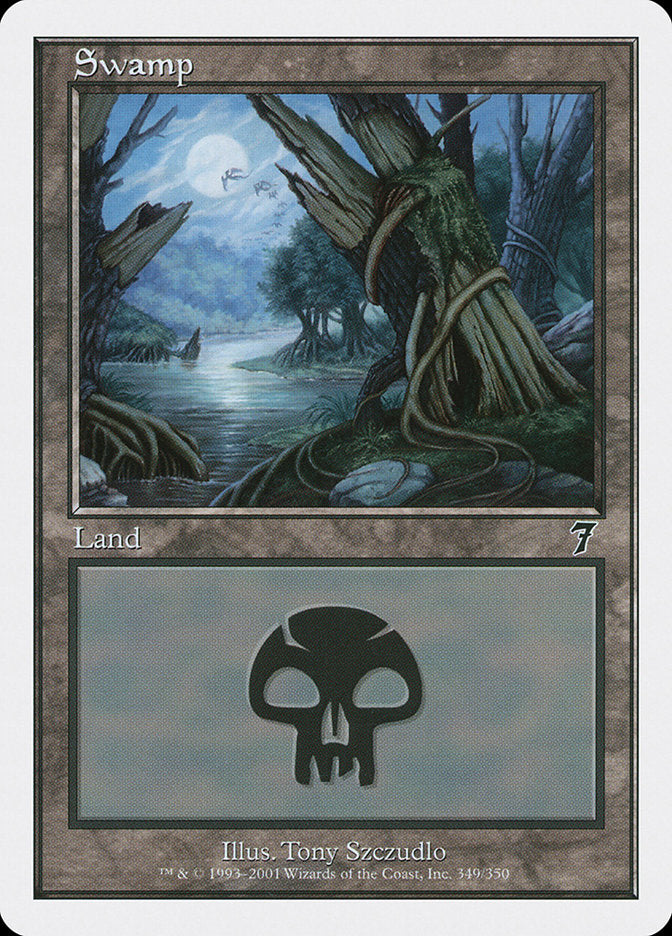 Swamp (349) [Seventh Edition] | Shuffle n Cut Hobbies & Games