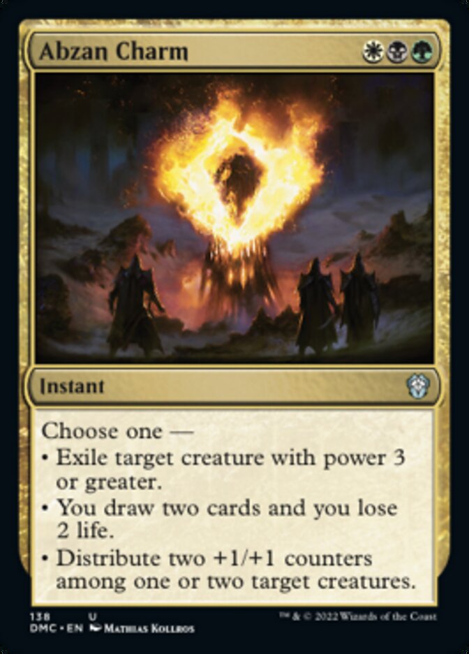 Abzan Charm [Dominaria United Commander] | Shuffle n Cut Hobbies & Games