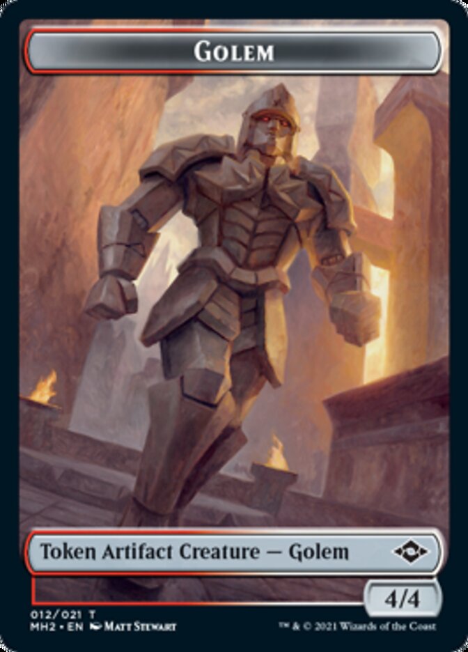 Golem Token [Modern Horizons 2 Tokens] | Shuffle n Cut Hobbies & Games