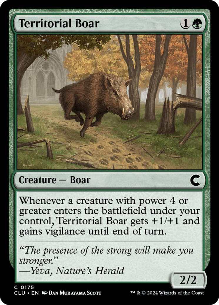 Territorial Boar [Ravnica: Clue Edition] | Shuffle n Cut Hobbies & Games