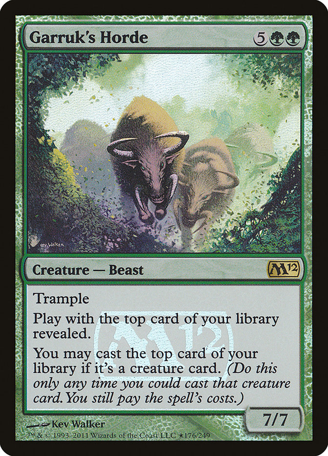 Garruk's Horde [Magic 2012 Prerelease Promos] | Shuffle n Cut Hobbies & Games