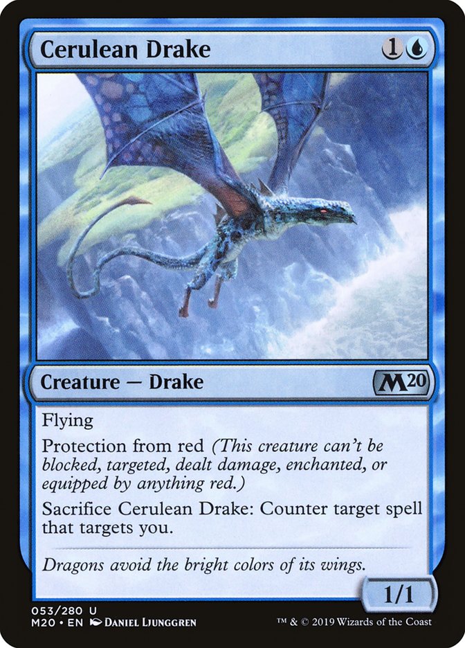 Cerulean Drake [Core Set 2020] | Shuffle n Cut Hobbies & Games