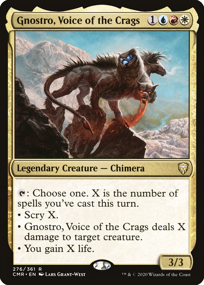 Gnostro, Voice of the Crags [Commander Legends] | Shuffle n Cut Hobbies & Games