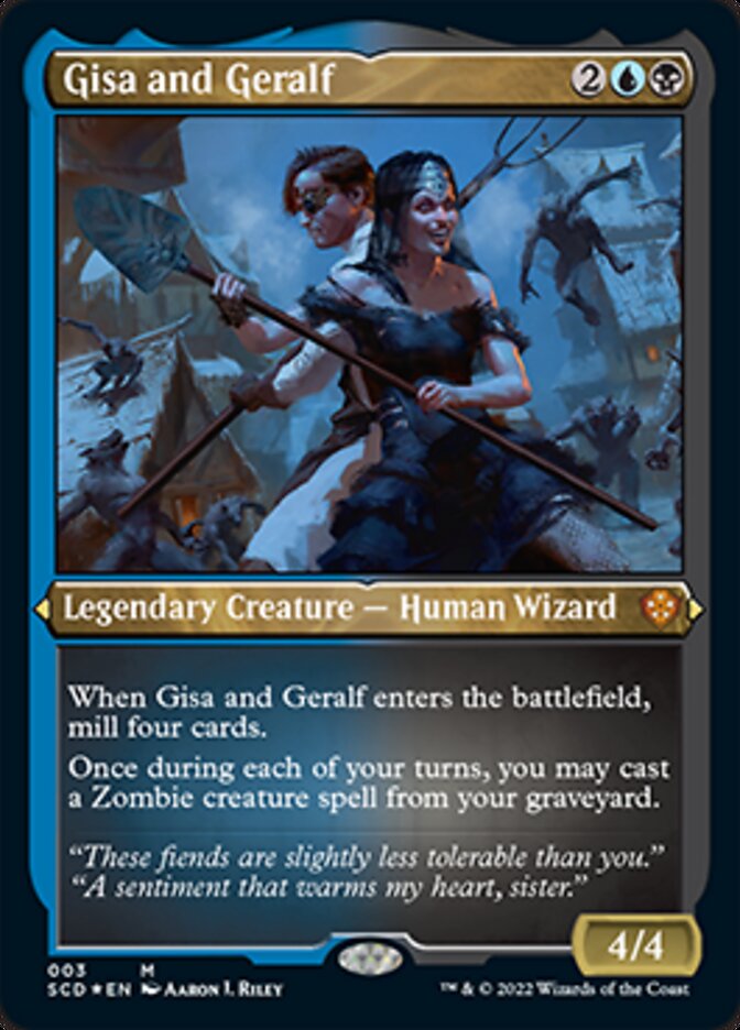 Gisa and Geralf (Foil Etched) [Starter Commander Decks] | Shuffle n Cut Hobbies & Games