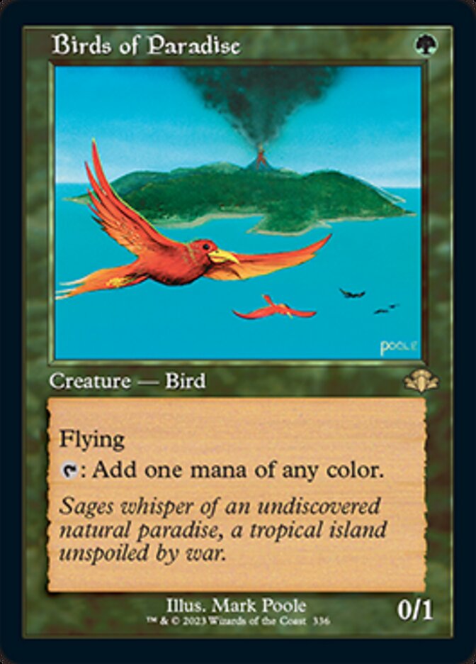 Birds of Paradise (Retro) [Dominaria Remastered] | Shuffle n Cut Hobbies & Games