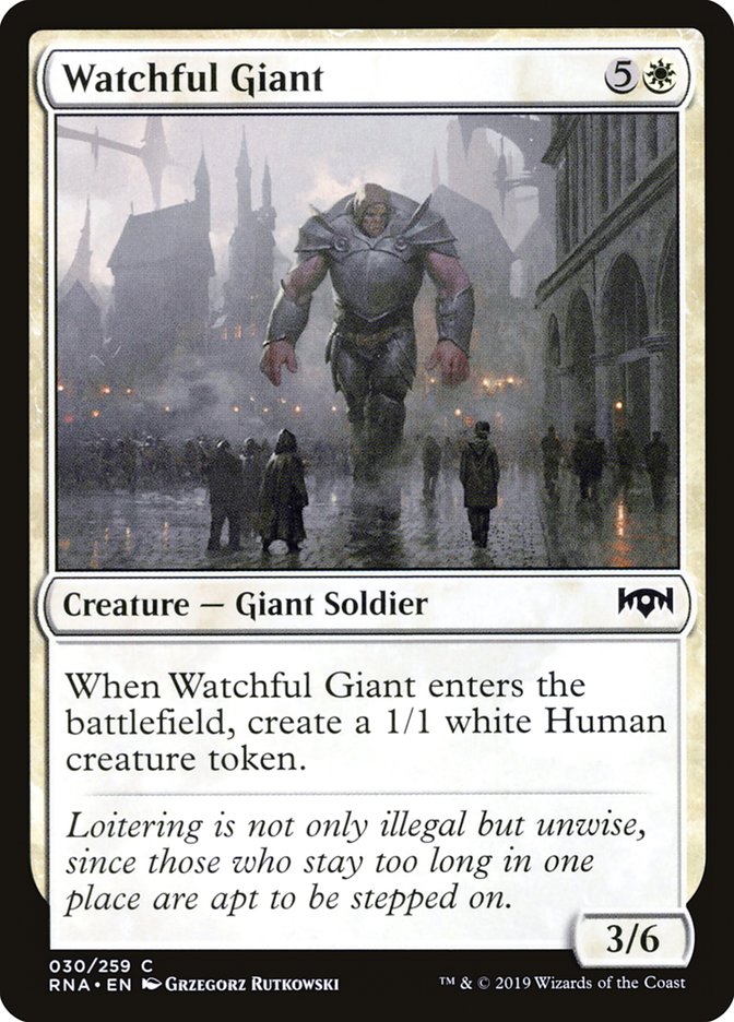 Watchful Giant [Ravnica Allegiance] | Shuffle n Cut Hobbies & Games