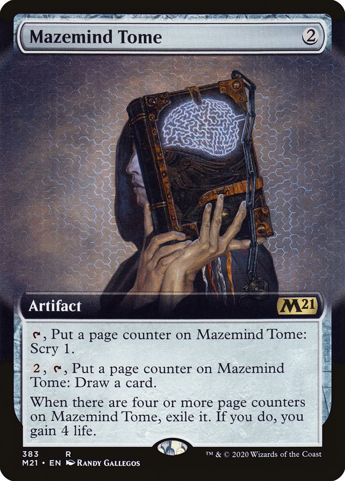 Mazemind Tome (Extended Art) [Core Set 2021] | Shuffle n Cut Hobbies & Games