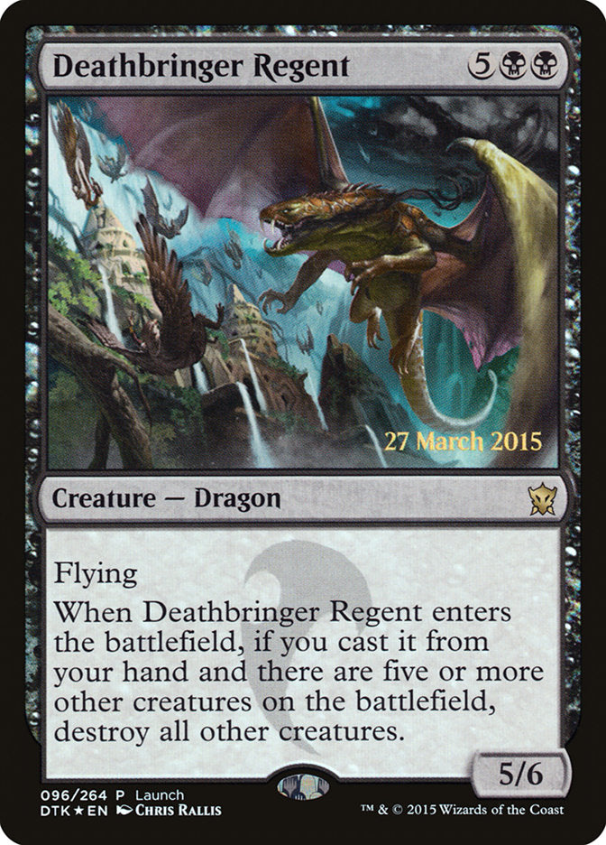 Deathbringer Regent (Launch) [Dragons of Tarkir Prerelease Promos] | Shuffle n Cut Hobbies & Games