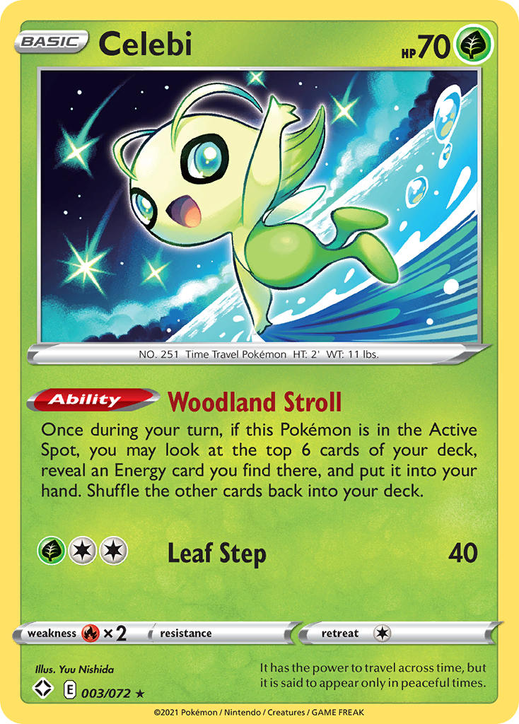 Celebi (003/072) [Sword & Shield: Shining Fates] | Shuffle n Cut Hobbies & Games