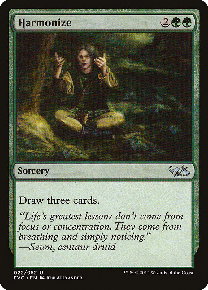 Harmonize (Elves vs. Goblins) [Duel Decks Anthology] | Shuffle n Cut Hobbies & Games