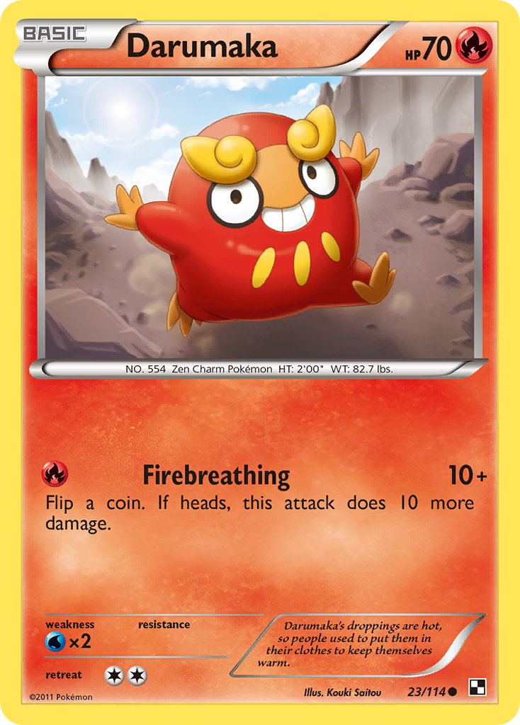 Darumaka (23/114) [Black & White: Base Set] | Shuffle n Cut Hobbies & Games