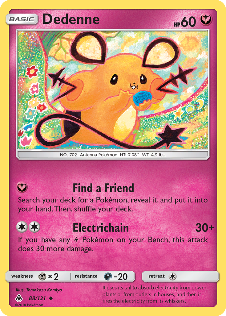Dedenne (88/131) [Sun & Moon: Forbidden Light] | Shuffle n Cut Hobbies & Games